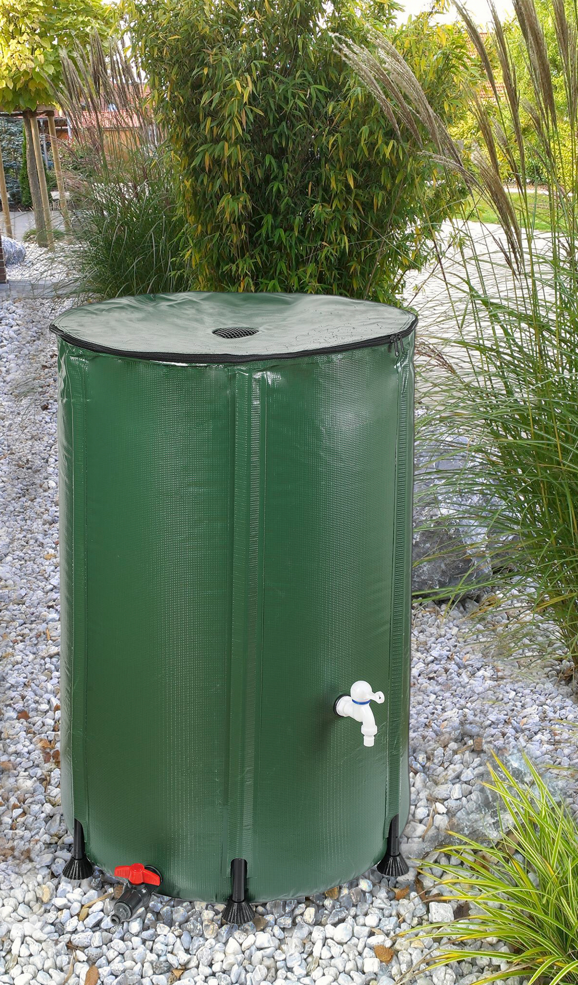 Faltbarer PVC-Wassertank 250 Liter / Regenwasserfass